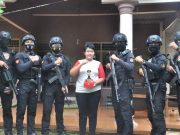 Timsus Harimau Polres Wonogiri Silaturahmi ke Rumah Rizky