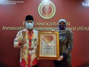 Kemendagri Nobatkan Kebumen sebagai Kabupaten Sangat Inovatif 2020