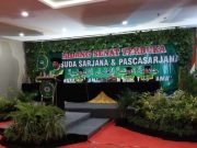 Filosofi Ilmu Wajah Ala Rektor IAINU Kebumen saat Mewisuda 352 Sarjana S1 dan S2