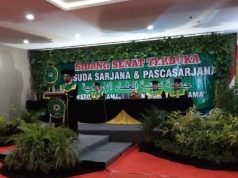 Filosofi Ilmu Wajah Ala Rektor IAINU Kebumen saat Mewisuda 352 Sarjana S1 dan S2