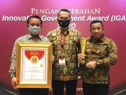 Wonogiri Menerima IGA 2020 Sebagai Kabupaten Terinovatif di Indonesia