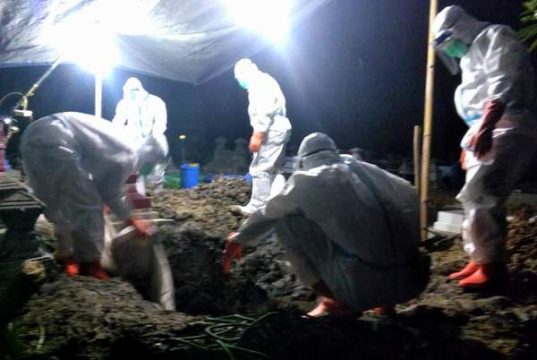 Pemakaman Semalam di TPU Pandangan, Positif Covid Meningkat Jadi 1.168 Orang