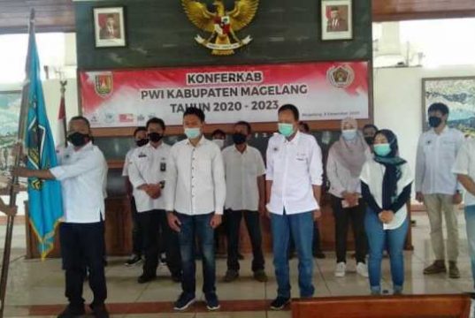 Bagyo Harsono Terpilih Kembali Jadi Ketua PWI Kabupaten Magelang