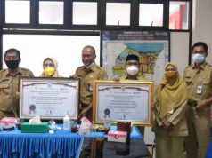 Disdukpencapil dan DPMPTSP Kota Tegal Raih Penghargaan WBK