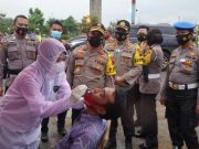 Kapolda Cek Pos Pelayanan Simpang Lima Purwodadi