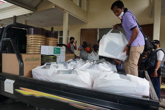 Distribusi Logistik Pilkada Kota Magelang Langsung Kepada 17 PPS