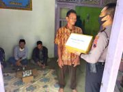 Empati Korban Kecelakaan, Polres Batang Peduli Berikan Bantuan Sosial