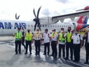 NAM Air Mendarat Mulus di Bandara Blora
