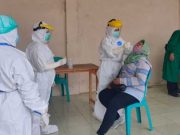 Personil Disperkimhub Wonosobo Ikut Dampingi Rapid Test Antigen di Lokasi Wisata Dieng