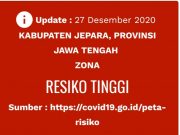 Portal Resmi Satgas Covid-19 Jepara Telah Diganti Zona Merah