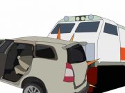 Mobil Patroli Polisi Tertabrak Kereta Api, 2 Tewas dan 1 Hilang