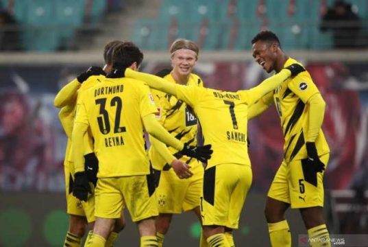 Dortmund Menang 3-1 atas Leipzig