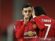 Bruno Fernandes Habiskan 45 Menit Berlatih Tendangan Bebas