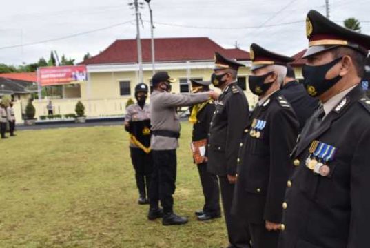 Tahun Baru 2021, 79 Personel Polres Wonosobo Naik Pangkat