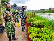 Satgas Citarum Harum Gandeng Mahasiswa Tanam Ratusan Pohon