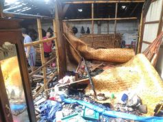 Rumah Terbakar Saat Ditinggal ke Sawah