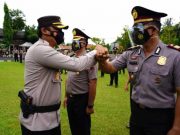 Kapolres Batang Pimpin Upacara Kenaikan Pangkat 85 Personel