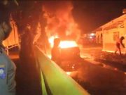 Angkut Bahan Bakar dalam Derigen, Daihatsu Luxio Ludes Terbakar