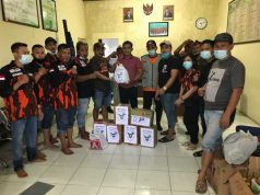 Anggota Pemuda Pancasila Pun Patungan untuk Bantu Korban Banjir
