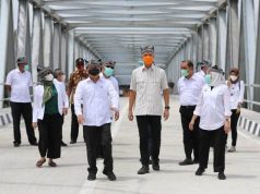 Tiga Menteri Hadiri Peresmian Jembatan Bengawan Solo Baru