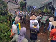 Jalan Desa Gemblengan Garung Dilebarkan