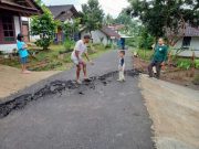 Jalan Alternatif Wadaslintang-Wonosobo di Medono Mulai Ambles