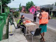 Empat Pelanggar Prokes di Kecamatan Jiken Disanksi Kerja Bakti