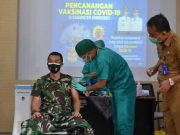 Dandim 0707, Orang Pertama Divaksin Covid-19 di Wonosobo