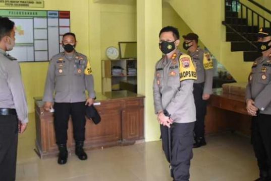 Kunjungi Polsek, Kapolres Wonosobo Orientasi Wilayah