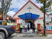 Polsek Cepu Amankan Gereja saat Kegiatan Ibadah Minggu