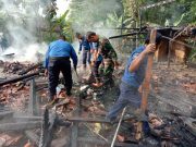 Rumah Limasan Kayu Ludes Terbakar di Leyangan