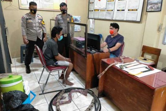 Polres Banyumas Tangkap Pencuri Kabel Jaringan Telkom