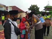 Wujud Syukur, Satlantas Grobogan Gelar Bakti Sosial