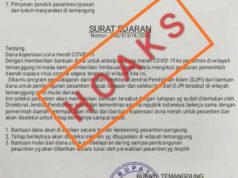 Beredar Surat Edaran Palsu Dana Kompensasi Covid-19 di Temanggung