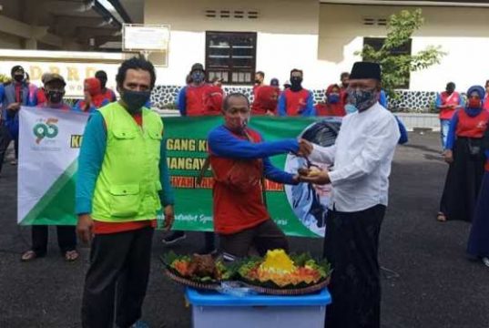 Pedagang Kecil Wonosobo Peringati Harlah NU ke-95, Seperti Apa?