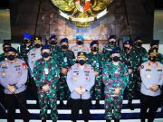 Kunjungi KSAU, Kapolri Harap Sinergitas Tegakan Displin Prokes