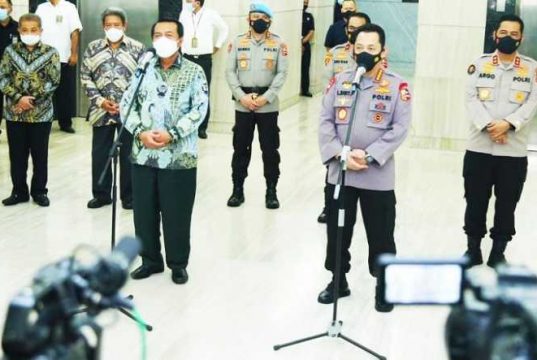 Tilang Elektronik Dibahas Kapolri dalam Silaturahmi di Mahkamah Agung