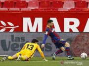 Gol dan Assist Messi Menangkan Barcelona di Sevilla