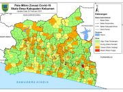 21 Kecamatan di Kebumen Zona Oranye, Positif Covid-19 Tembus 6.500