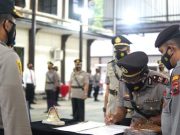 Polres Wonogiri Menggelar Sertijab Kasat dan Kapolsek
