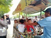 Tiga Pilar Gelar Pembagian Masker Gratis di Lingkungan Pasar