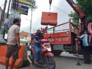 Sembilan Ruas Jalan di Kota Tegal Ditutup dengan Pembatas Beton