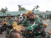 Komandan Batalyon Arhanud 15/DBY Tutup Tradisi Korps Penerimaan Warga Baru