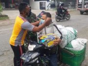 Sosialisasikan PPKM Mikro, Warga Diberi Masker Gratis
