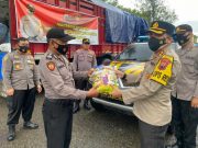 10 Ton Beras Baksos Aslog Kapolri Dikirim ke 12 Polsek Jajaran Polres Grobogan