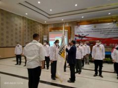 Bambang Raya Lantik Pengurus Forki Grobogan, Jateng Targetkan Raih Lima Emas di PON XX