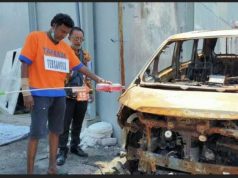 Pembakar Mobil Via Valen Divonis Enam Tahun Penjara