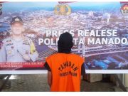 Satres Polresta Manado Tangkap Pengedar Shabu yang Disimpan di Dapur