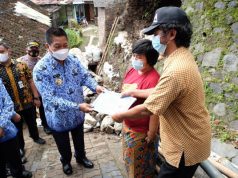 Wali Kota Tinjau Talud Longsor di Kelurahan Wates