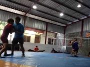 Klub Frog Wrestling Tetap Latihan pada Masa Pandemi untuk Persiapan Turnamen